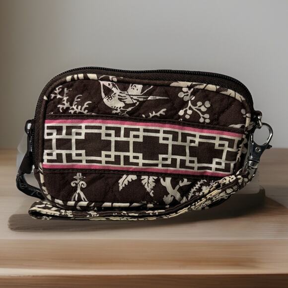 Vera Bradley Imperial Toile Wristlet Pre-Owned Retired Pattern - Picture 1 of 5